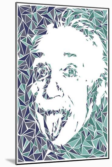 Albert Einstein-Cristian Mielu-Mounted Art Print