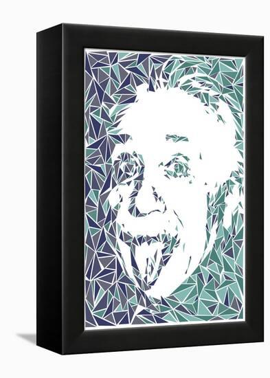 Albert Einstein-Cristian Mielu-Framed Stretched Canvas