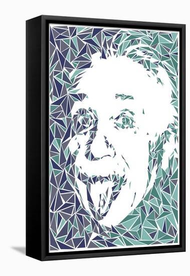 Albert Einstein-Cristian Mielu-Framed Stretched Canvas