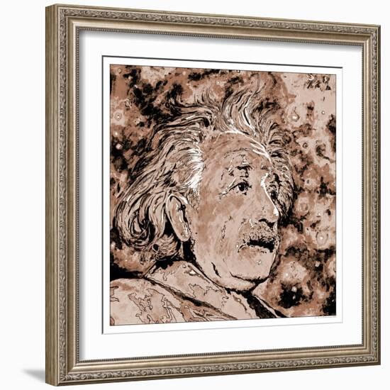 Albert Einstein-Detlev Van Ravenswaay-Framed Photographic Print