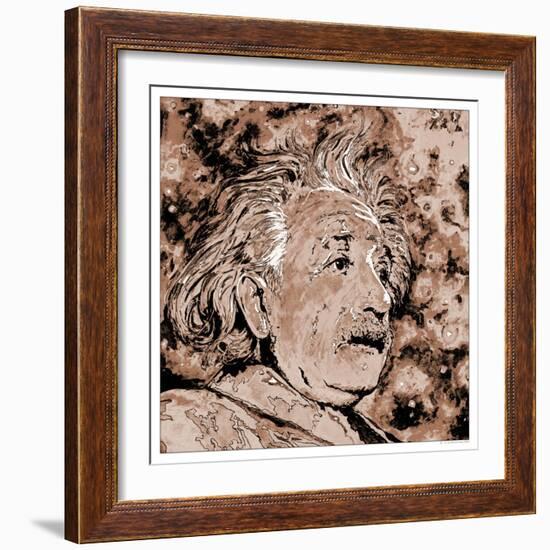 Albert Einstein-Detlev Van Ravenswaay-Framed Photographic Print