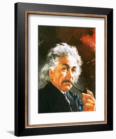 Albert Einstein-English School-Framed Giclee Print