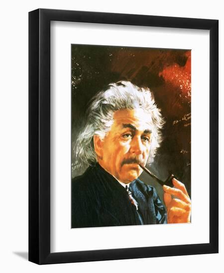 Albert Einstein-English School-Framed Giclee Print