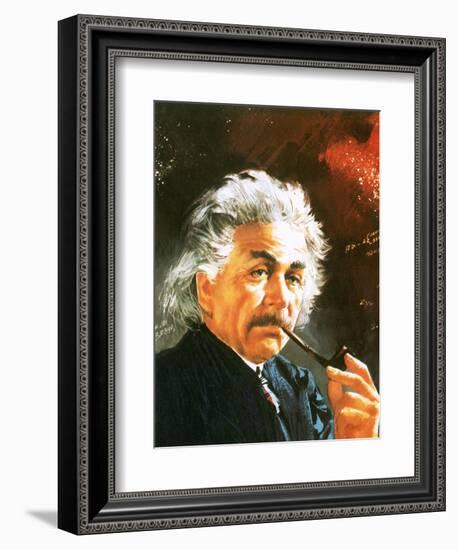 Albert Einstein-English School-Framed Giclee Print