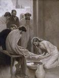 Jesus Washing the Feet of his Disciples, 1898-Albert Gustaf Aristides Edelfelt-Giclee Print