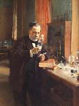 Louis Pasteur in Lab, 1884-Albert Edelfelt-Giclee Print