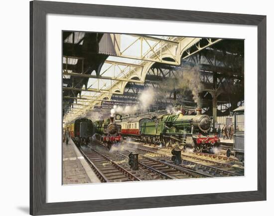 Albert Hall, Snow Hill Station-Terence Cuneo-Framed Premium Giclee Print