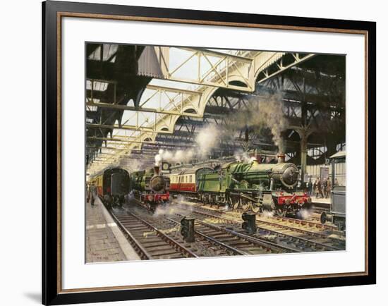 Albert Hall, Snow Hill Station-Terence Cuneo-Framed Premium Giclee Print