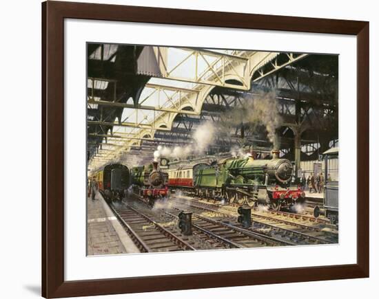 Albert Hall, Snow Hill Station-Terence Cuneo-Framed Premium Giclee Print