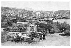 Hobart from Mcgregor's Gardens, Tasmania, Australia, 1886-Albert Henry Fullwood-Giclee Print