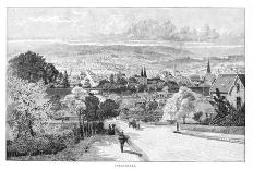 Hobart from Mcgregor's Gardens, Tasmania, Australia, 1886-Albert Henry Fullwood-Giclee Print