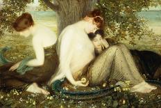 Garden of the Hesperides, C.1900 (Oil on Canvas)-Albert Herter-Framed Giclee Print