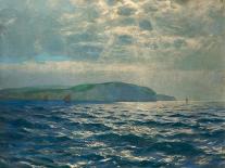 Sunset at Land's End, Cornwall-Albert Julius Olsson-Framed Giclee Print