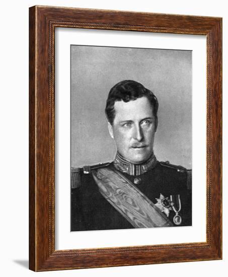 Albert, King of Belgium, First World War, 1914-W&d Downey-Framed Giclee Print