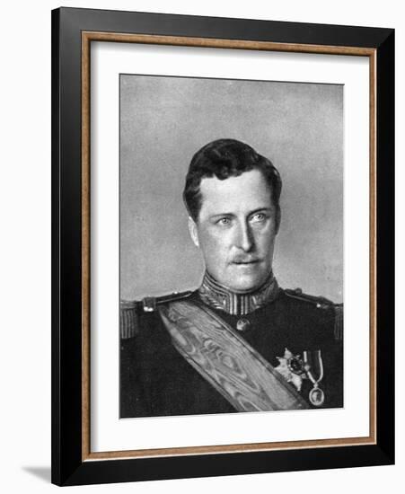 Albert, King of Belgium, First World War, 1914-W&d Downey-Framed Giclee Print