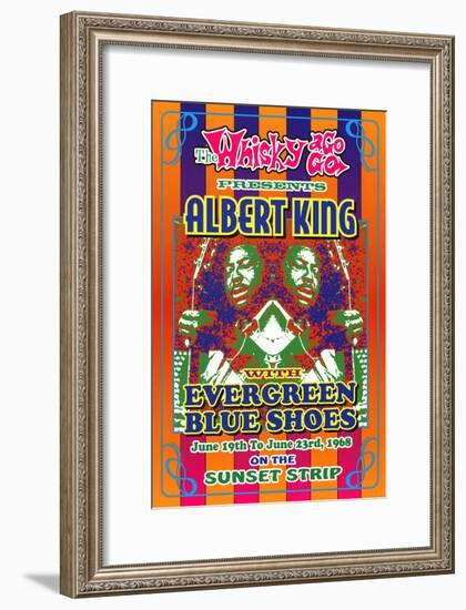 Albert King Whisky-A-Go-Go Los Angeles, c.1968-Dennis Loren-Framed Art Print