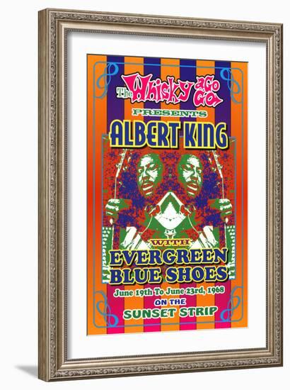 Albert King Whisky-A-Go-Go Los Angeles, c.1968-Dennis Loren-Framed Art Print