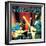 Albert King with Stevie Ray Vaughan - In Session-null-Framed Art Print