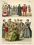 English Costume 1500-1550-Albert Kretschmer-Giclee Print