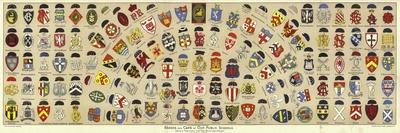 Badges and Caps of British Public Schools-Albert Lambert-Framed Giclee Print