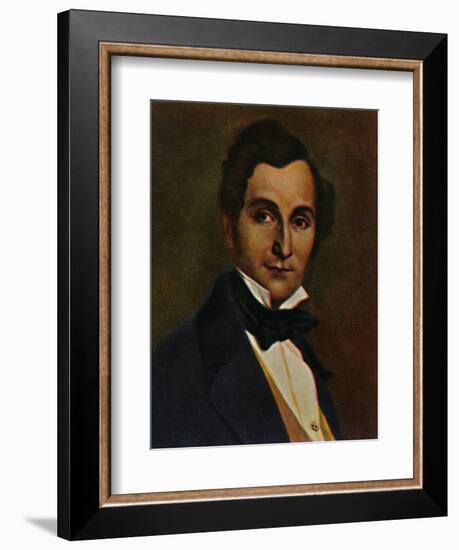 'Albert Lortzing 1801-1851. - Gemälde von Souchay', 1934-Unknown-Framed Giclee Print