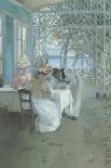 'White and Pink Tulle. - In The Park', c1900-Albert Ludovici-Giclee Print