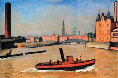 The Port of Humburg' Art Print - Albert Marquet | Art.com