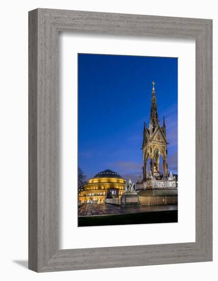 Albert Memorial and Hall, London, England-Charles Bowman-Framed Photographic Print