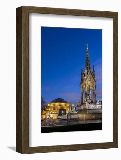 Albert Memorial and Hall, London, England-Charles Bowman-Framed Photographic Print