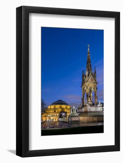 Albert Memorial and Hall, London, England-Charles Bowman-Framed Photographic Print