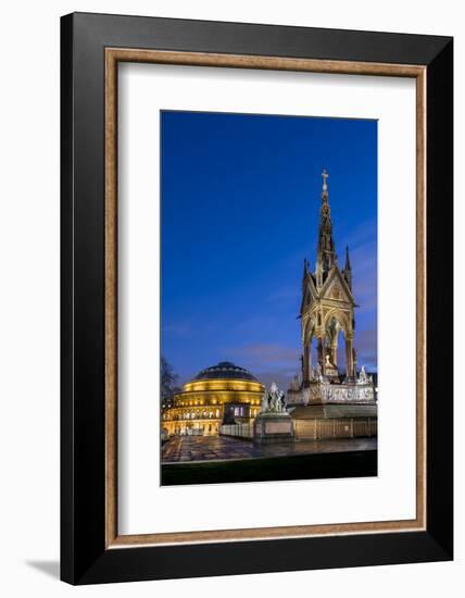 Albert Memorial and Hall, London, England-Charles Bowman-Framed Photographic Print