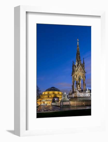 Albert Memorial and Hall, London, England-Charles Bowman-Framed Photographic Print