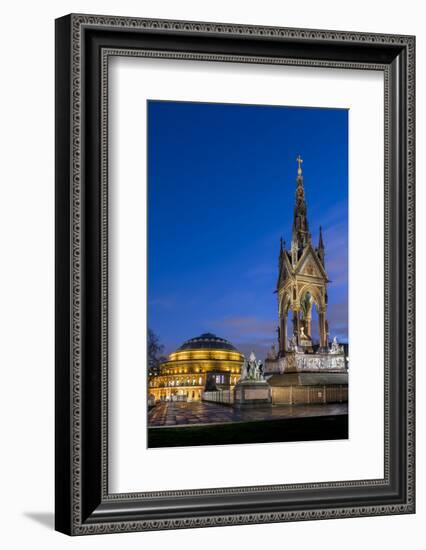 Albert Memorial and Hall, London, England-Charles Bowman-Framed Photographic Print