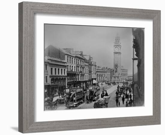 Albert Memorial, Belfast, Ireland, C.1890-Robert French-Framed Giclee Print