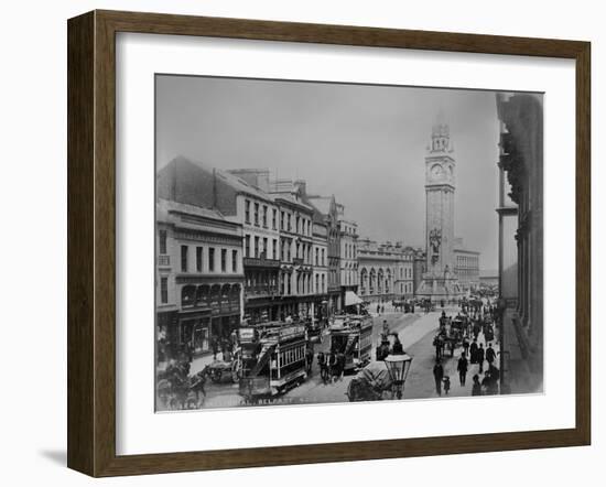 Albert Memorial, Belfast, Ireland, C.1890-Robert French-Framed Giclee Print