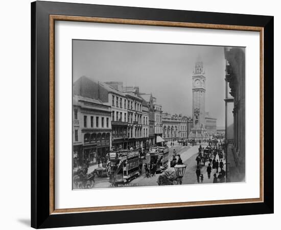 Albert Memorial, Belfast, Ireland, C.1890-Robert French-Framed Giclee Print