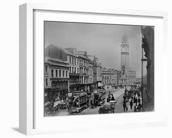 Albert Memorial, Belfast, Ireland, C.1890-Robert French-Framed Giclee Print