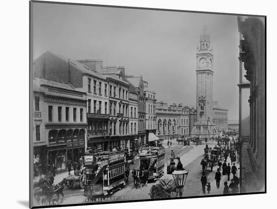 Albert Memorial, Belfast, Ireland, C.1890-Robert French-Mounted Giclee Print