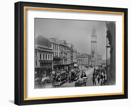 Albert Memorial, Belfast, Ireland, C.1890-Robert French-Framed Giclee Print