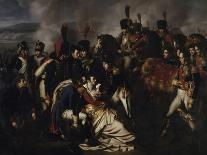 Le maréchal Lannes mortellement blessé près d'Essling le 22 mai 1809 (mort le 31 mai suivant) --Albert-Paul Bourgeois-Framed Giclee Print
