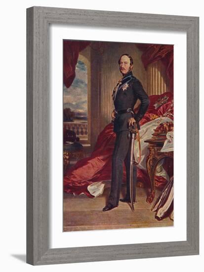 Albert, Prince Consort, 1859 (1906)-Franz Xaver Winterhalter-Framed Giclee Print