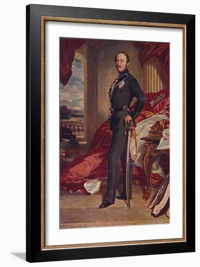 Albert, Prince Consort, 1859 (1906)-Franz Xaver Winterhalter-Framed Giclee Print