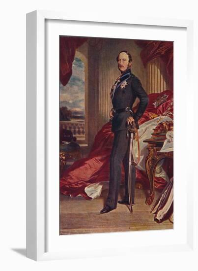 Albert, Prince Consort, 1859 (1906)-Franz Xaver Winterhalter-Framed Giclee Print