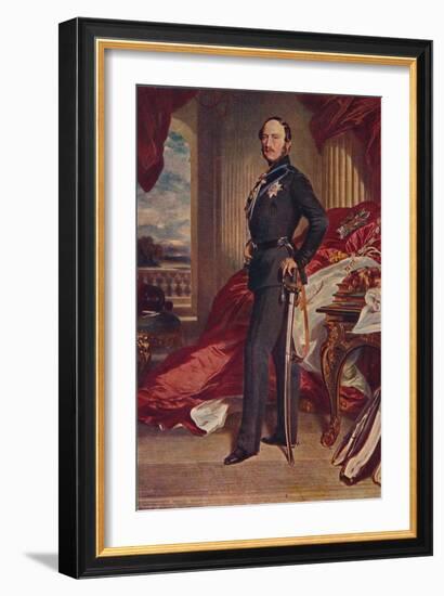 Albert, Prince Consort, 1859 (1906)-Franz Xaver Winterhalter-Framed Giclee Print
