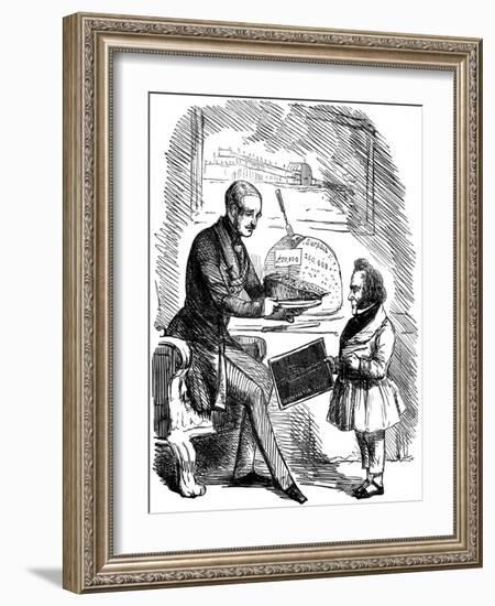 Albert, Prince Consort of Queen Victoria, and Joseph Paxton, 1851-John Tenniel-Framed Giclee Print