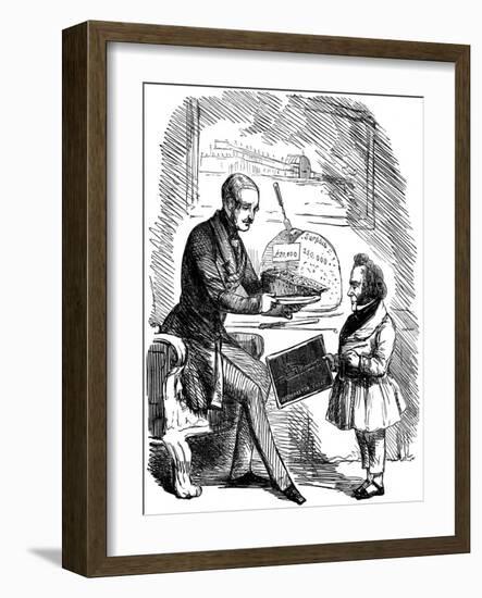 Albert, Prince Consort of Queen Victoria, and Joseph Paxton, 1851-John Tenniel-Framed Giclee Print