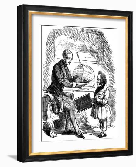 Albert, Prince Consort of Queen Victoria, and Joseph Paxton, 1851-John Tenniel-Framed Giclee Print