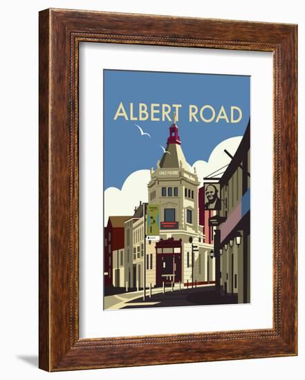 Albert Road - Dave Thompson Contemporary Travel Print-Dave Thompson-Framed Art Print