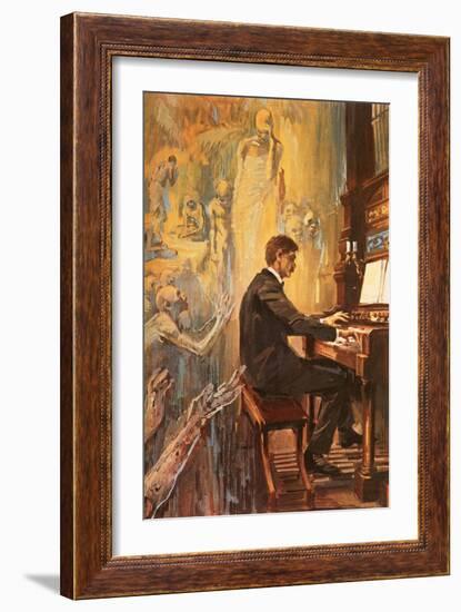 Albert Schweitzer Was an Exceptionally Fine Organist-Alberto Salinas-Framed Giclee Print