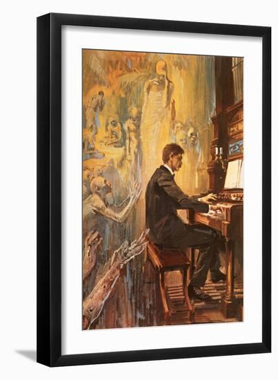 Albert Schweitzer Was an Exceptionally Fine Organist-Alberto Salinas-Framed Giclee Print